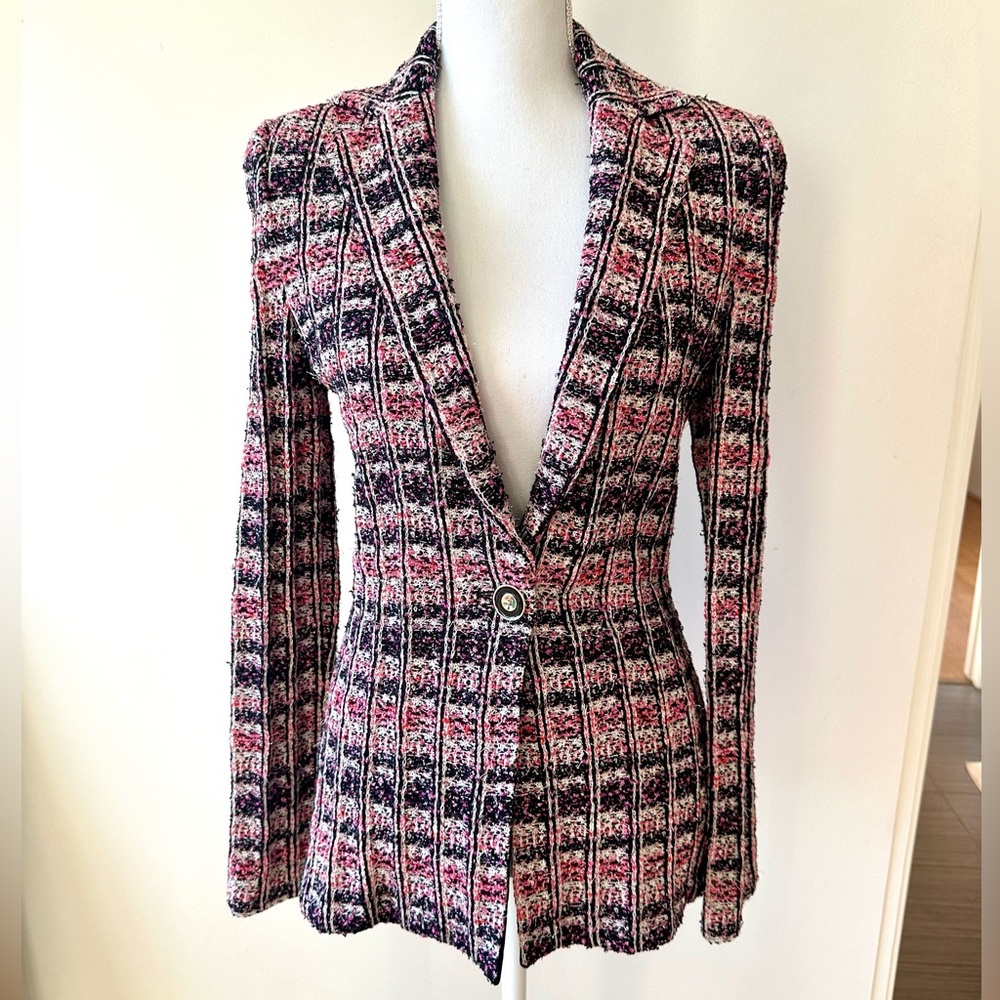 St. John Monarch Texture Tweed Jacket